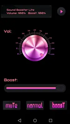 Sound Booster Lite android App screenshot 2